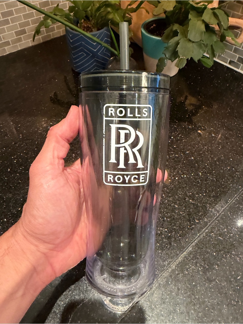 Rolls Royce Plastic Tumbler Clear